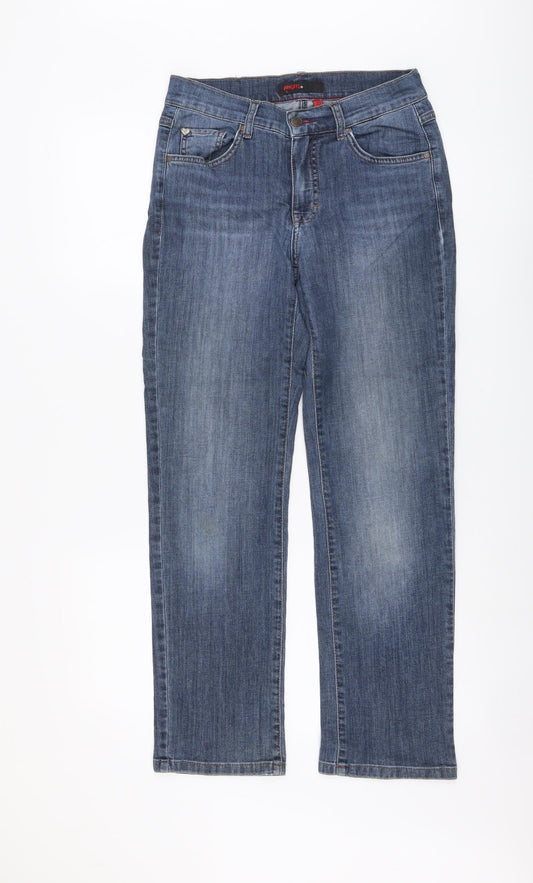 Womens UK Size 28 in Angels Regular Fit Straight Blue Jeans