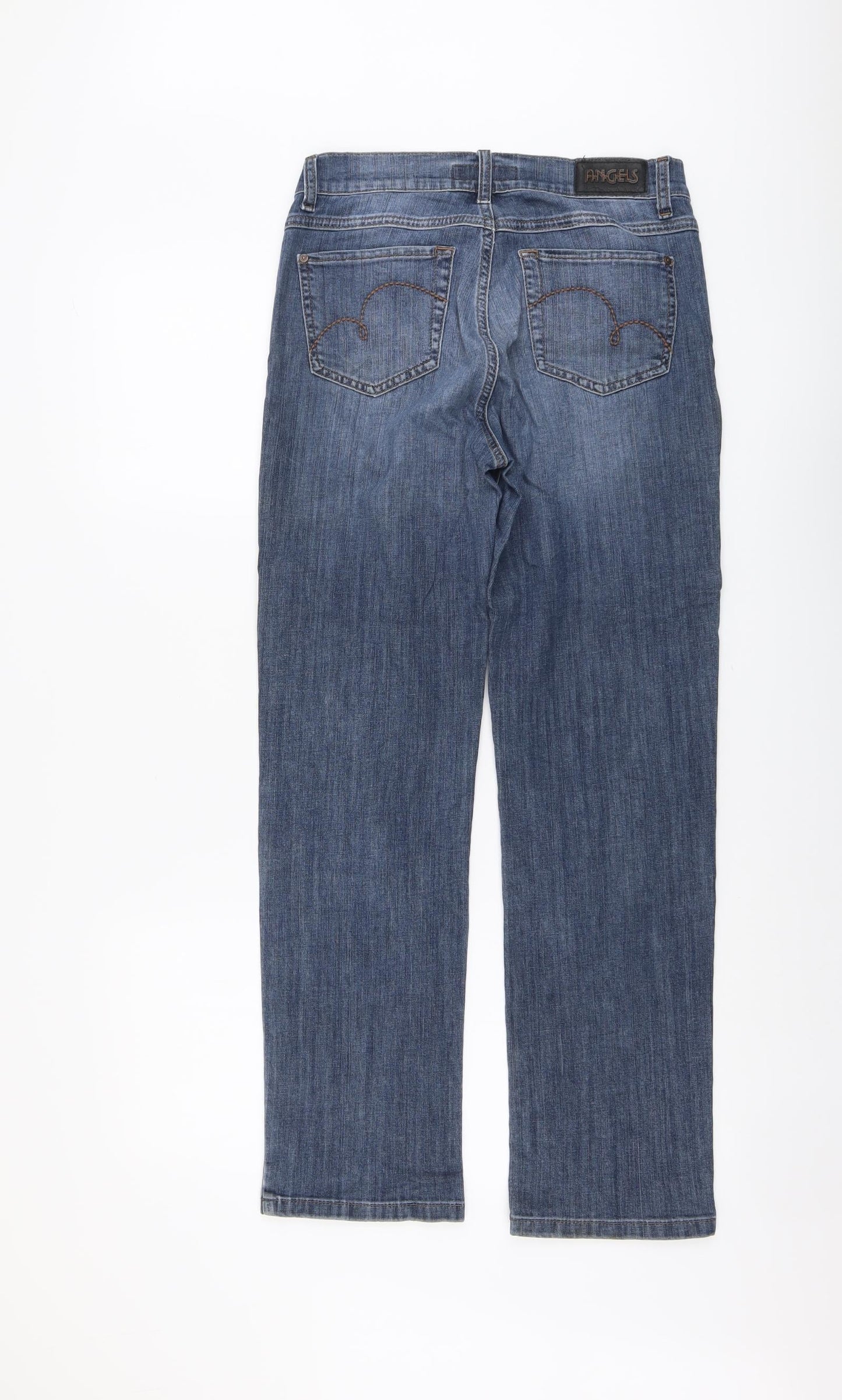 Womens UK Size 28 in Angels Regular Fit Straight Blue Jeans
