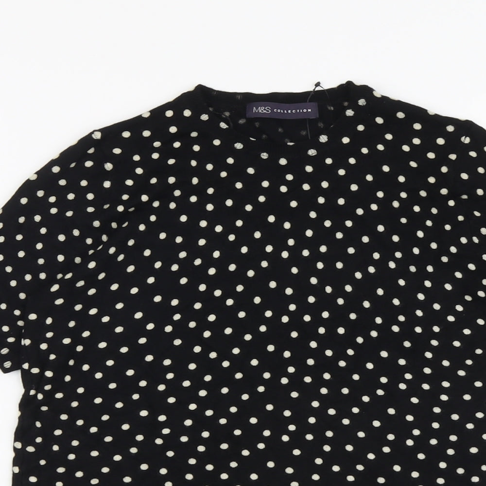 Womens UK Size 12 Marks and Spencer Black Pullover Jumper