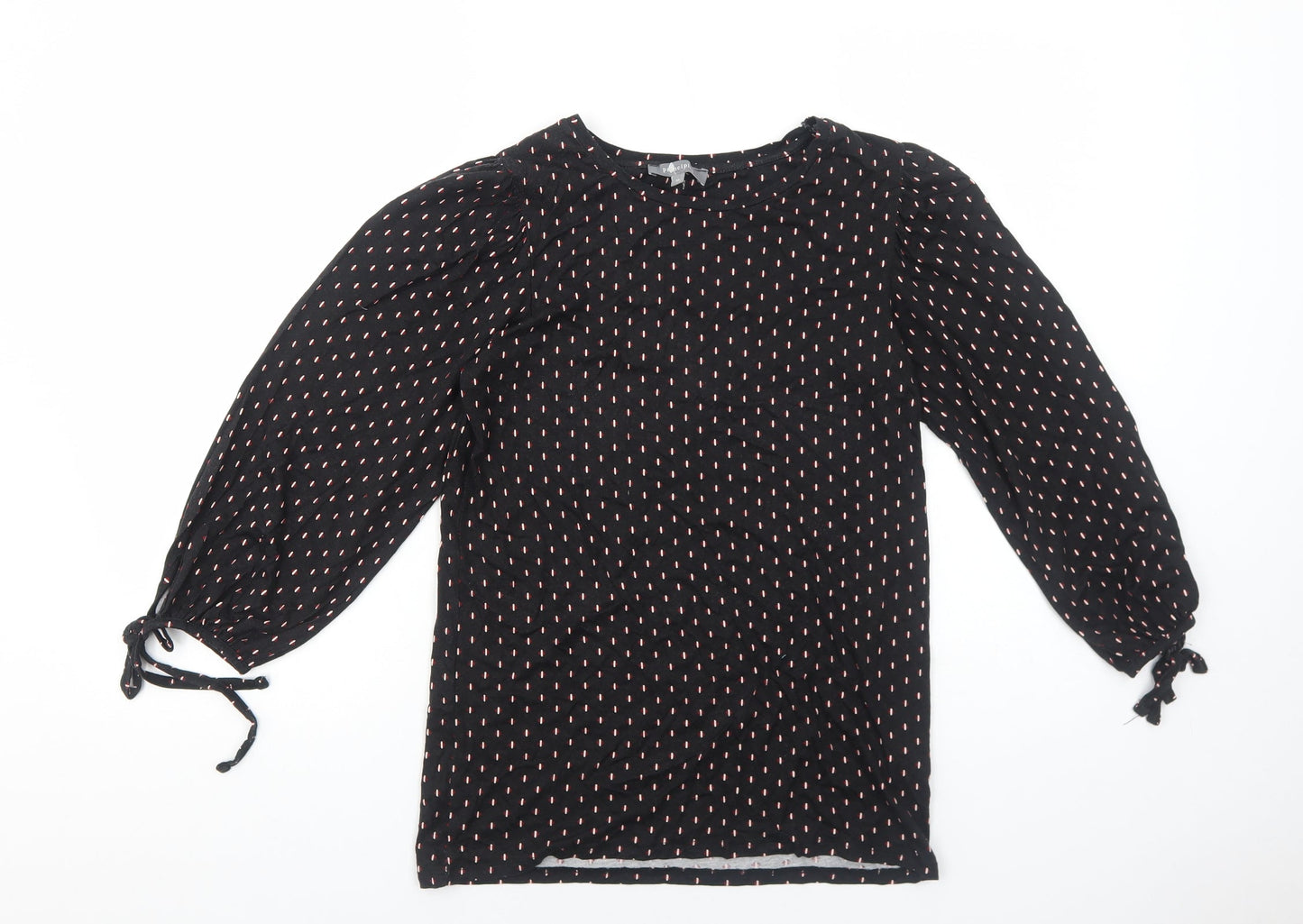 Womens UK Size 10 Principles Black Basic Blouse