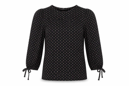 Womens UK Size 10 Principles Black Basic Blouse