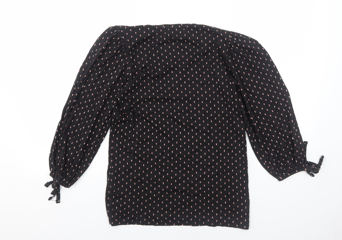Womens UK Size 10 Principles Black Basic Blouse
