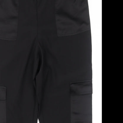 Capsule Womens Black Polyester Trousers Size 20 Regular