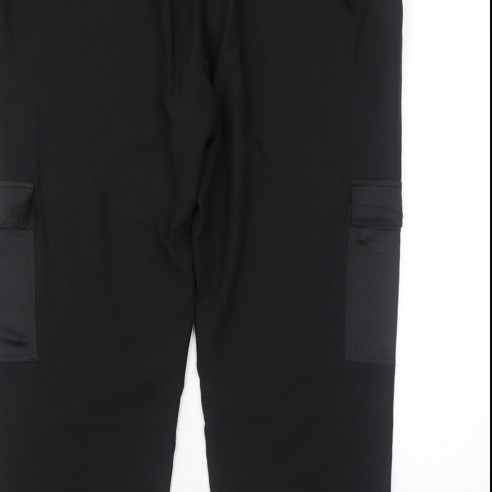 Capsule Womens Black Polyester Trousers Size 20 Regular
