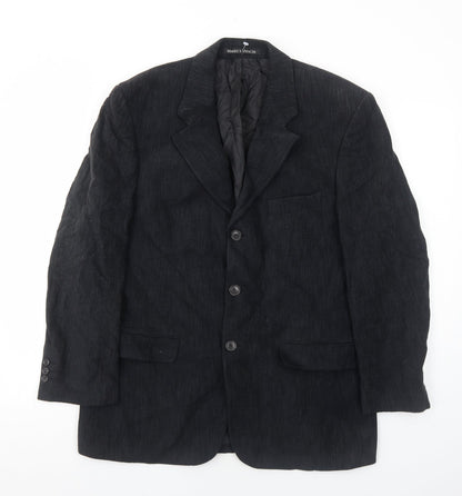 Mens UK Size 40 Marks and Spencer Regular Blue Suit Jacket