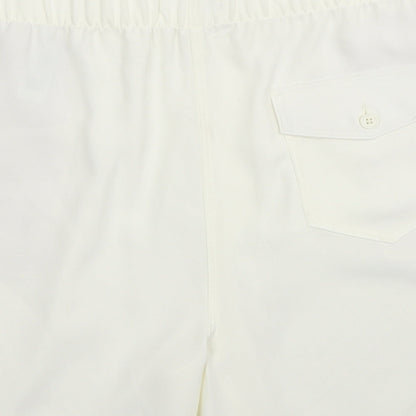 Marks and Spencer Womens White Polyester Basic Shorts Size 20 Regular Zip