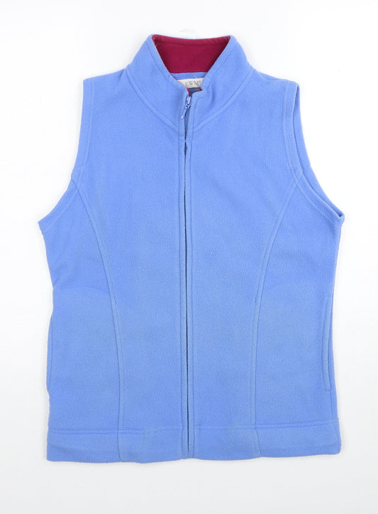 Womens UK Size 10 EWM Blue Gilet