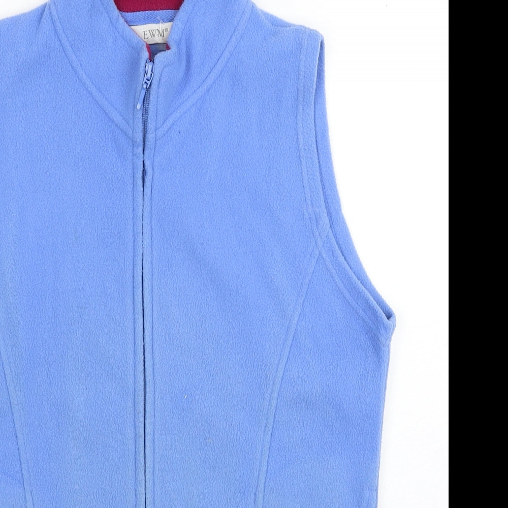 Womens UK Size 10 EWM Blue Gilet