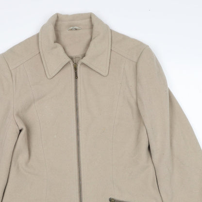 Womens UK Size 10 Klass Beige Jacket