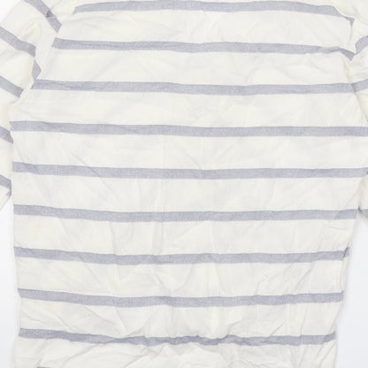 Womens UK Size 10 Paraphrase White Basic Blouse