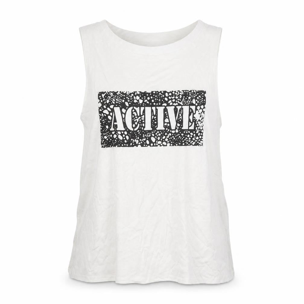 Womens UK Size 12 Studio White Basic Tank