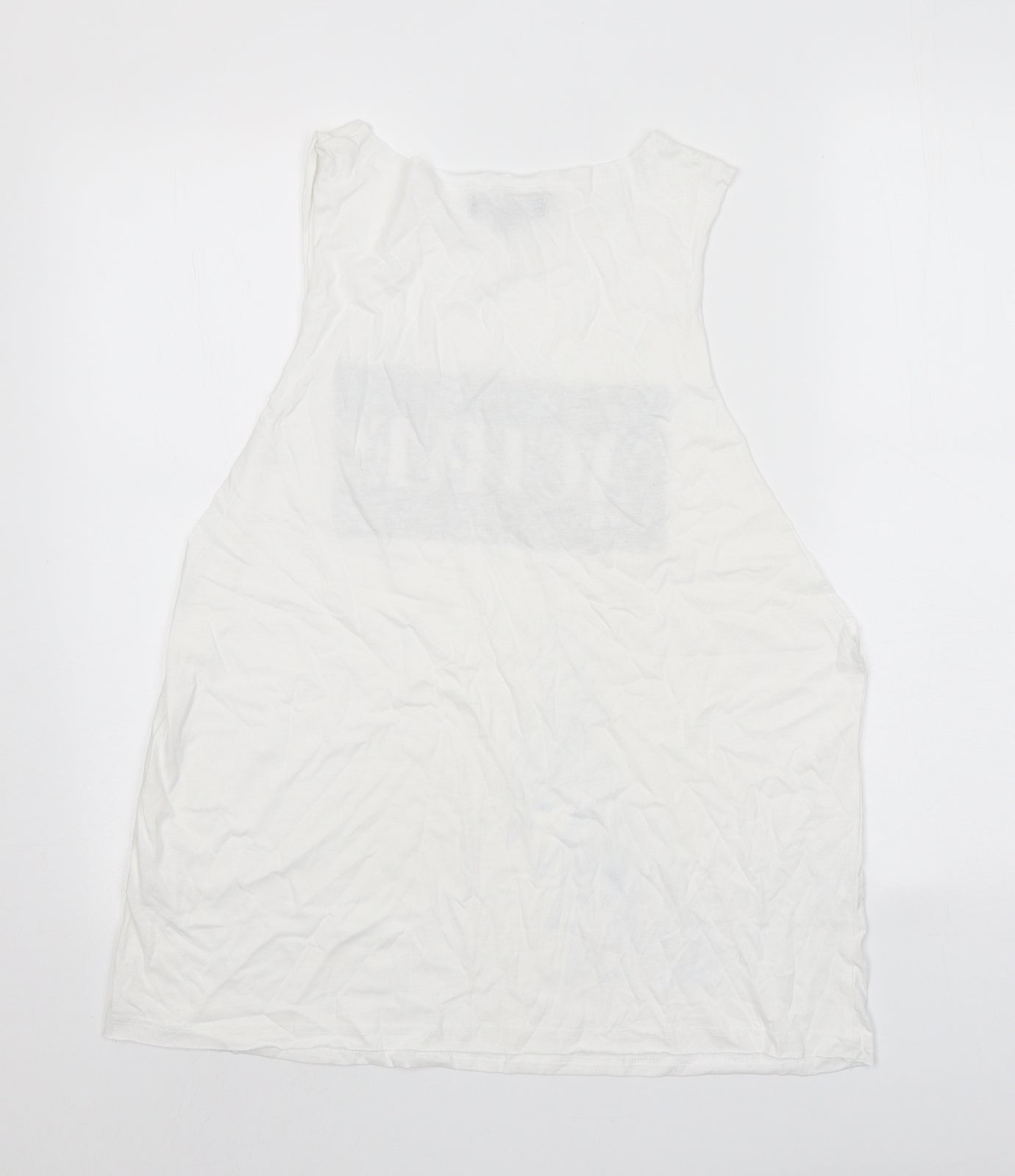 Womens UK Size 12 Studio White Basic Tank