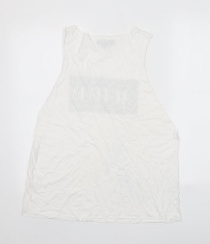 Womens UK Size 12 Studio White Basic Tank