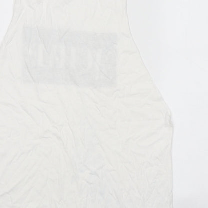 Womens UK Size 12 Studio White Basic Tank