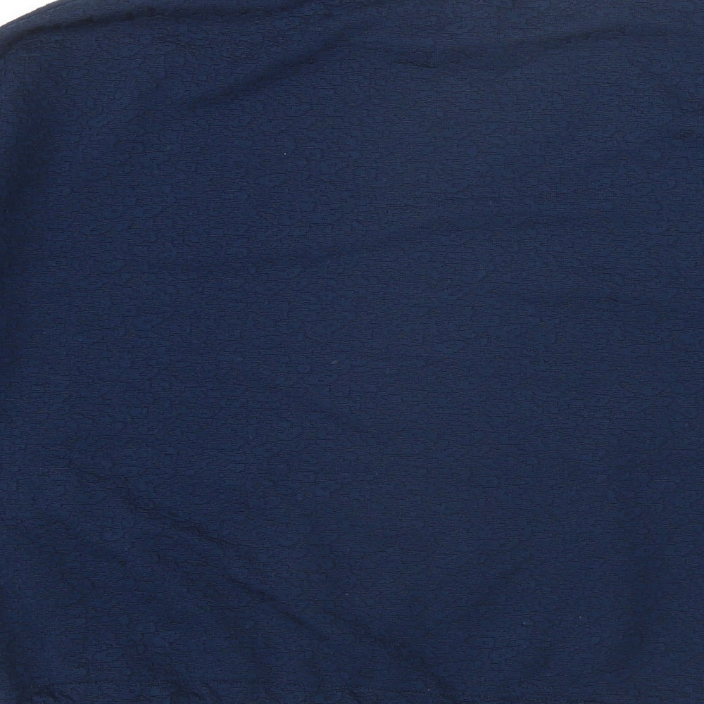 Womens UK Size S Papaya Blue Pullover Jumper
