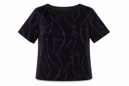 Womens UK Size M EWM Black Basic T-Shirt