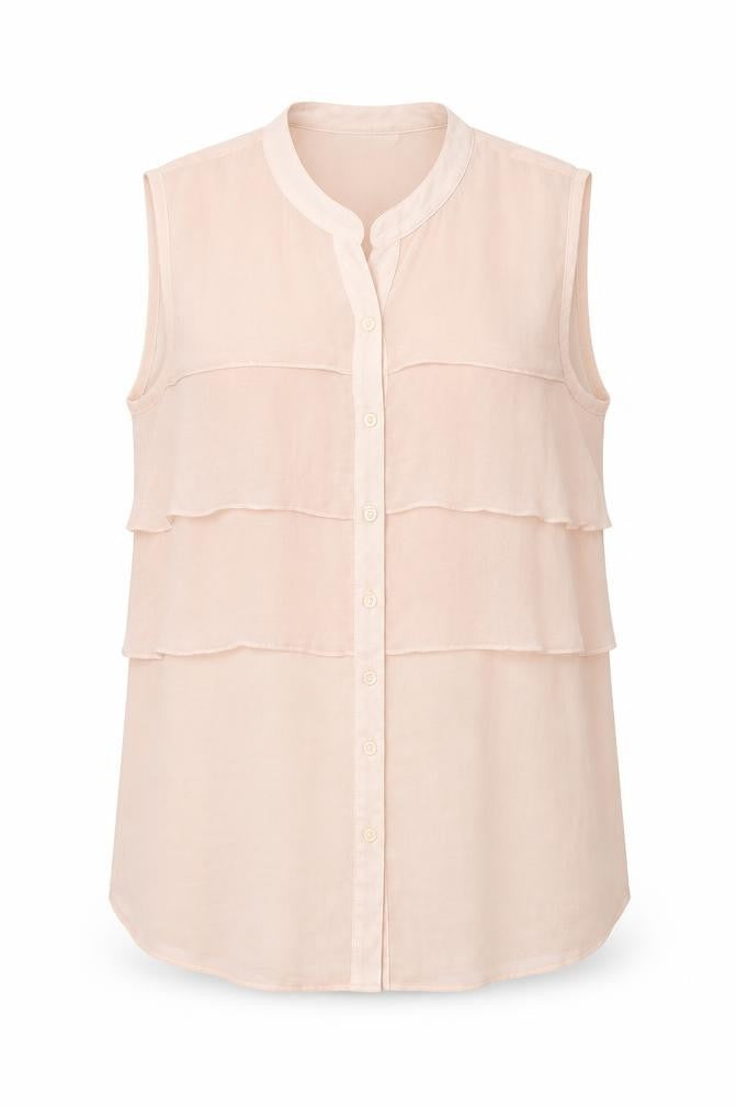 Womens UK Size 14 Dorothy Perkins Pink Basic Button-Up