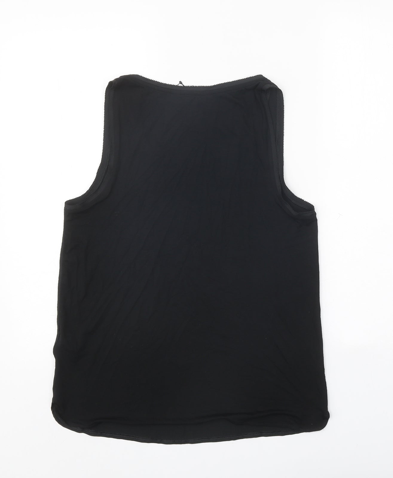 Womens UK Size 6 Marks and Spencer Black Basic Tank