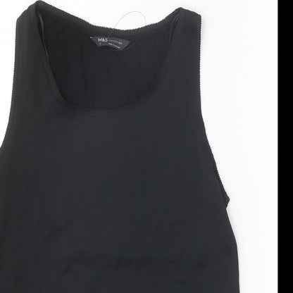 Womens UK Size 6 Marks and Spencer Black Basic Tank