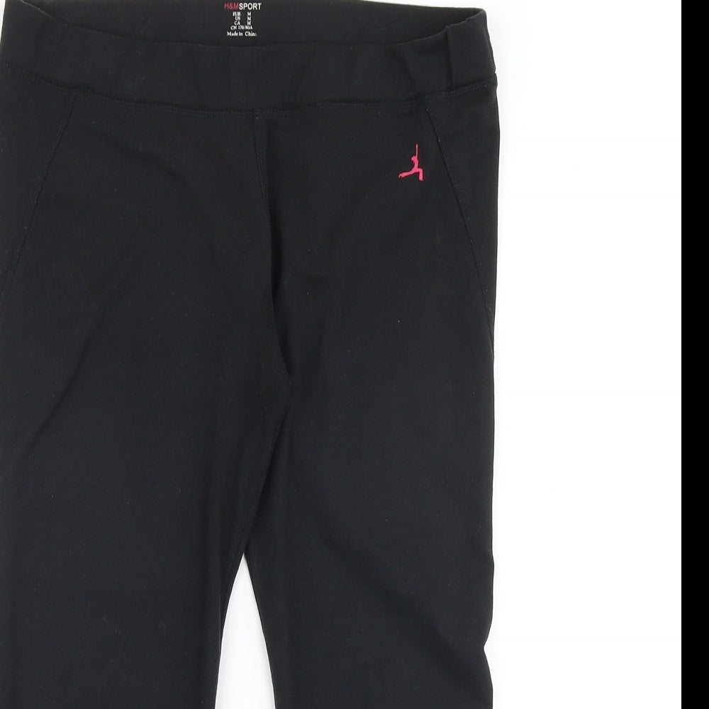 Womens UK Size M H&M  Jogger Black Leggings