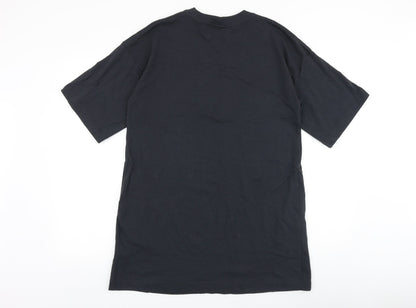 Topshop Mens Grey Cotton T-Shirt Size XS Round Neck