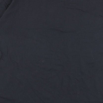 Topshop Mens Grey Cotton T-Shirt Size XS Round Neck