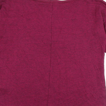 Womens UK Size M H&M Pink Basic Blouse