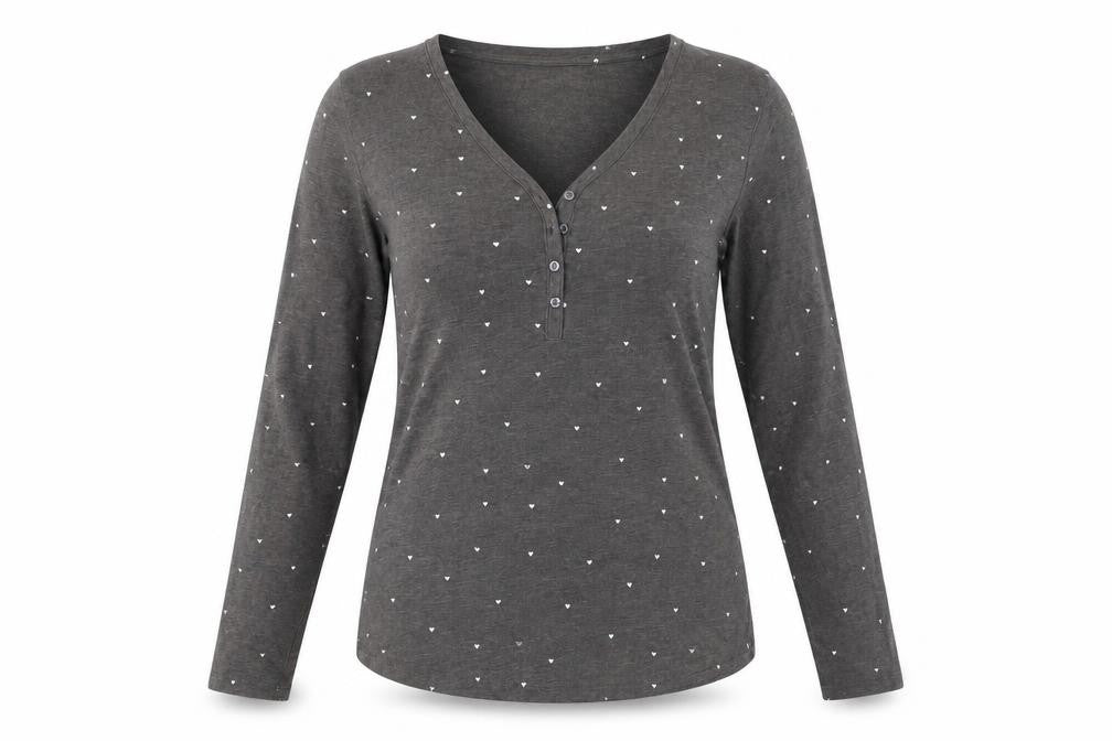 Womens UK Size S Lindex Grey Basic T-Shirt