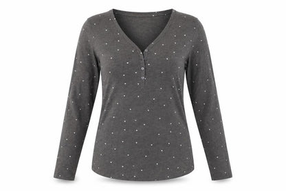 Womens UK Size S Lindex Grey Basic T-Shirt