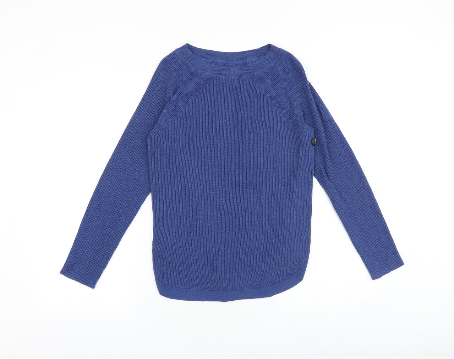 Womens UK Size 8 John Lewis Blue Pullover Jumper