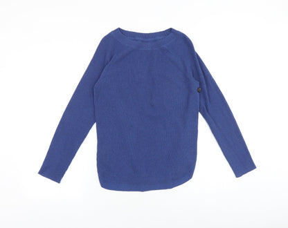 Womens UK Size 8 John Lewis Blue Pullover Jumper