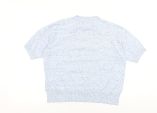 Womens UK Size S Marks and Spencer Blue Pullover Jumper