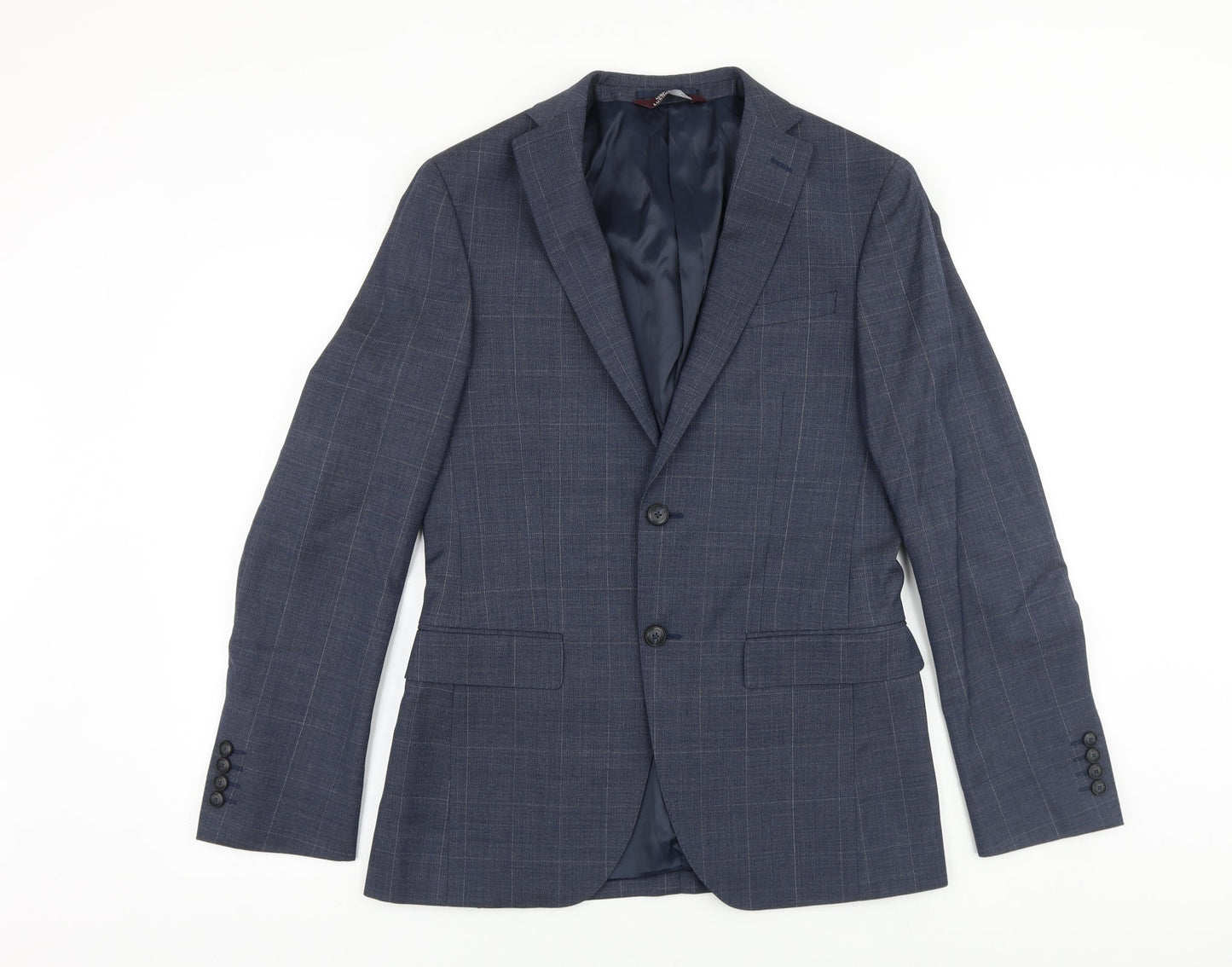 Mens UK Size 36 Marks and Spencer Regular Blue Suit Jacket