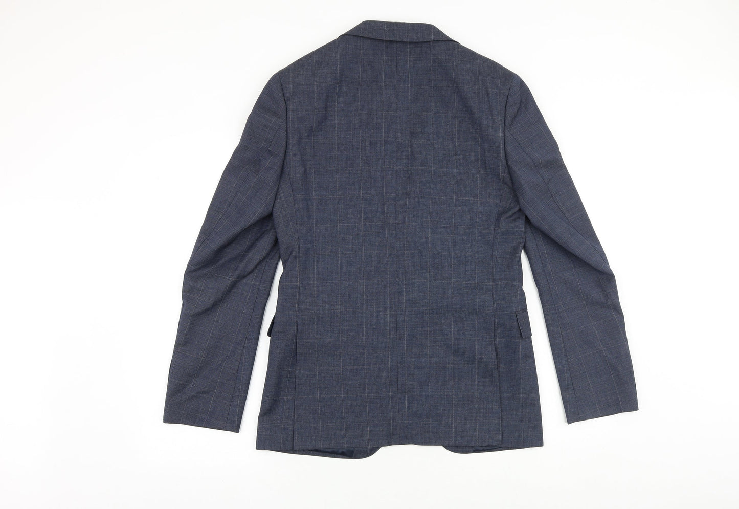 Mens UK Size 36 Marks and Spencer Regular Blue Suit Jacket