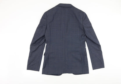 Mens UK Size 36 Marks and Spencer Regular Blue Suit Jacket