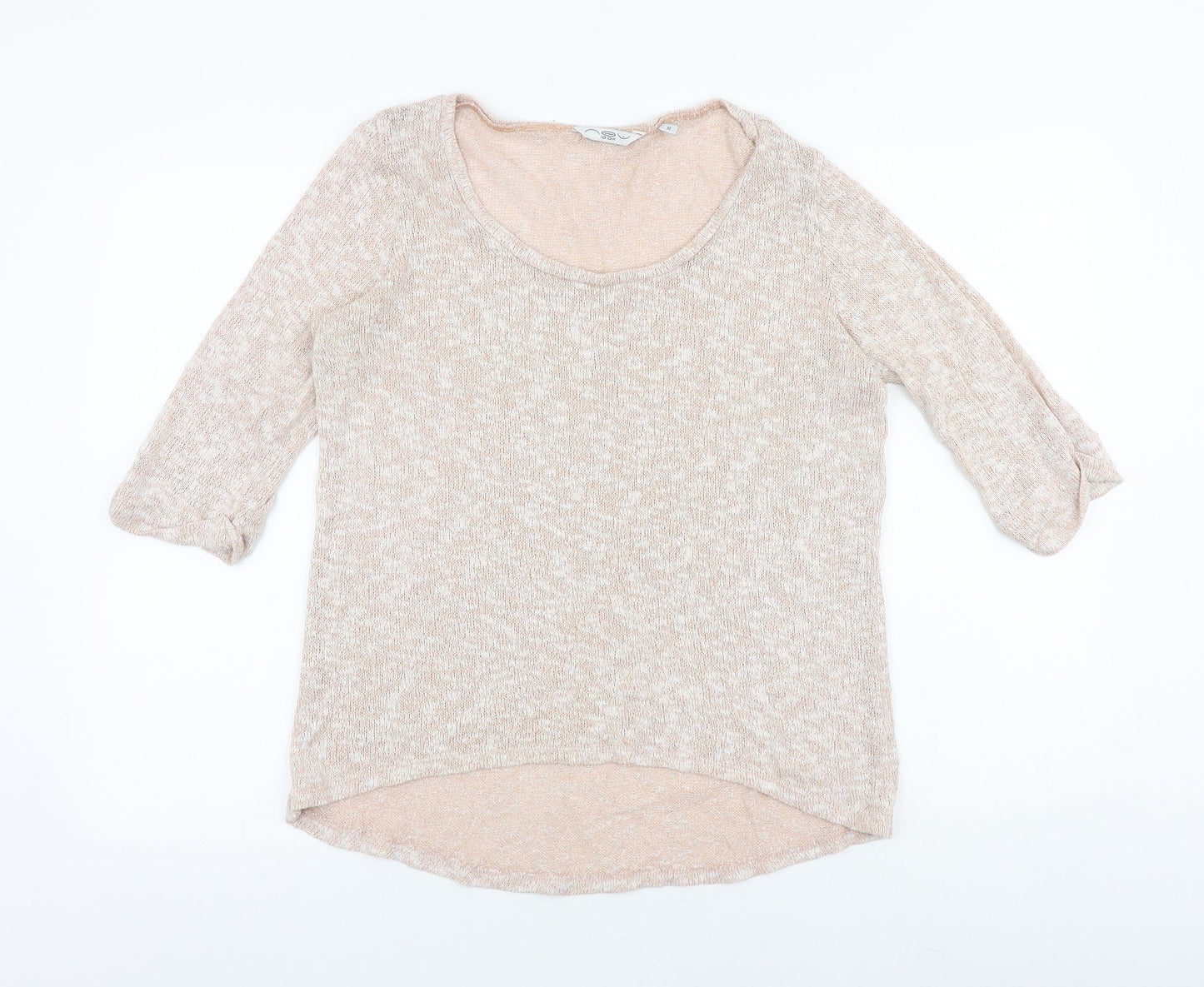 Womens UK Size 14 New Look Beige Pullover Jumper