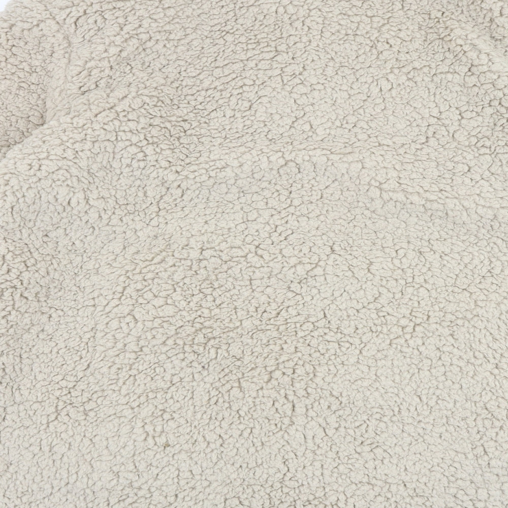 Anna De Lancay Womens Beige Jacket Size M Button