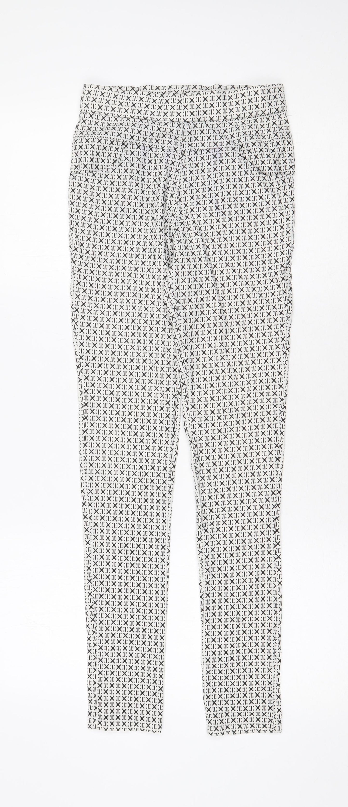 Womens UK Size 24 in Preworn  Capri White Leggings