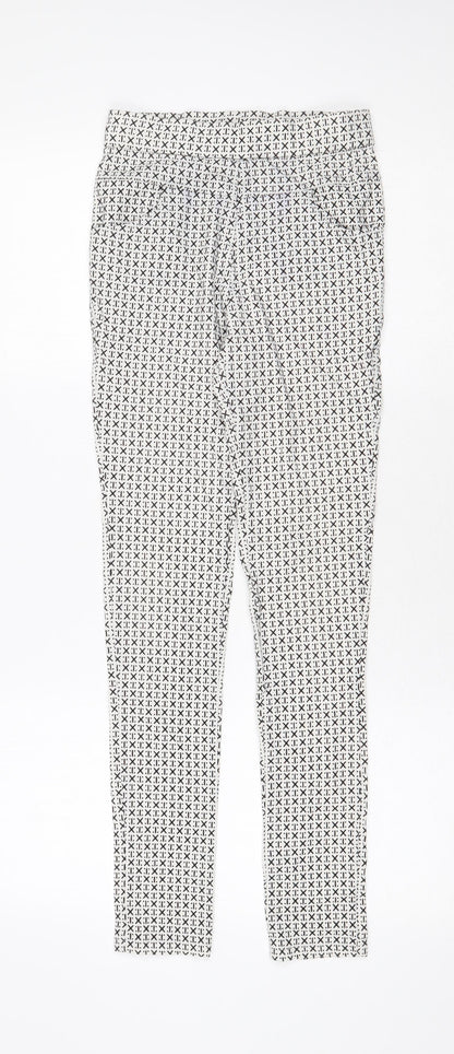 Womens UK Size 24 in Preworn  Capri White Leggings