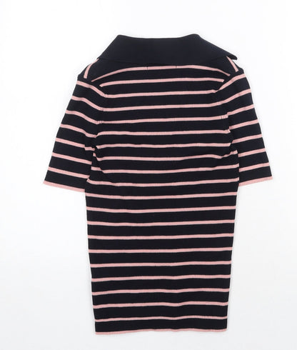Womens UK Size XS Marks and Spencer Blue Basic T-Shirt