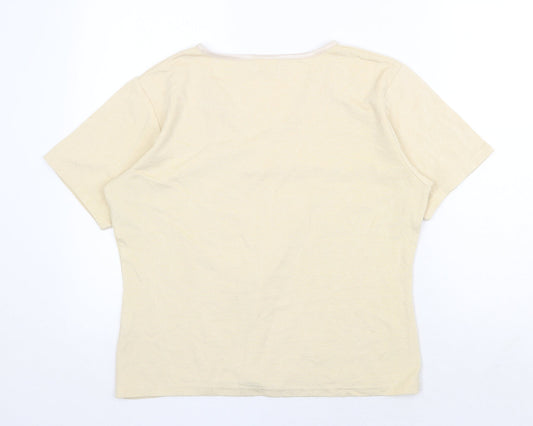 Womens UK Size 14 Mackays Yellow Pullover Jumper