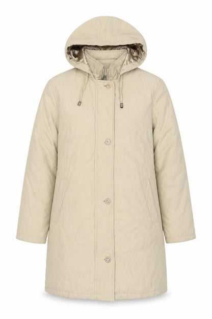 Womens UK Size 10 BHS Beige Overcoat