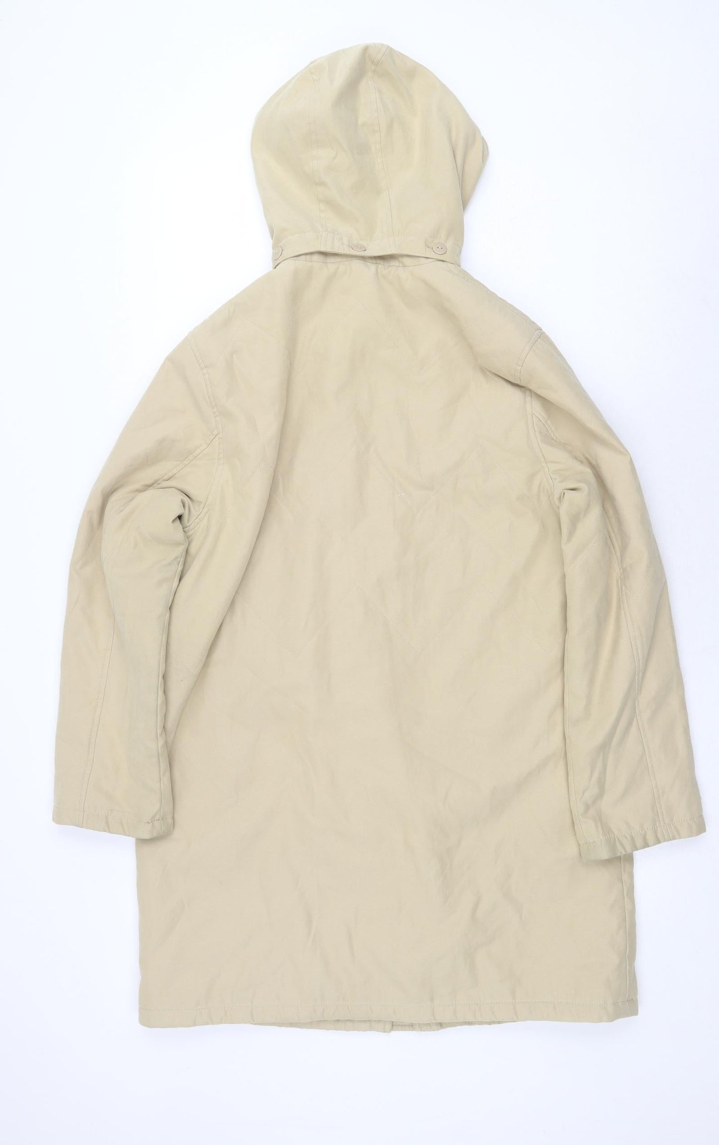 Womens UK Size 10 BHS Beige Overcoat