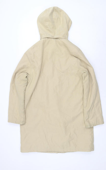 Womens UK Size 10 BHS Beige Overcoat