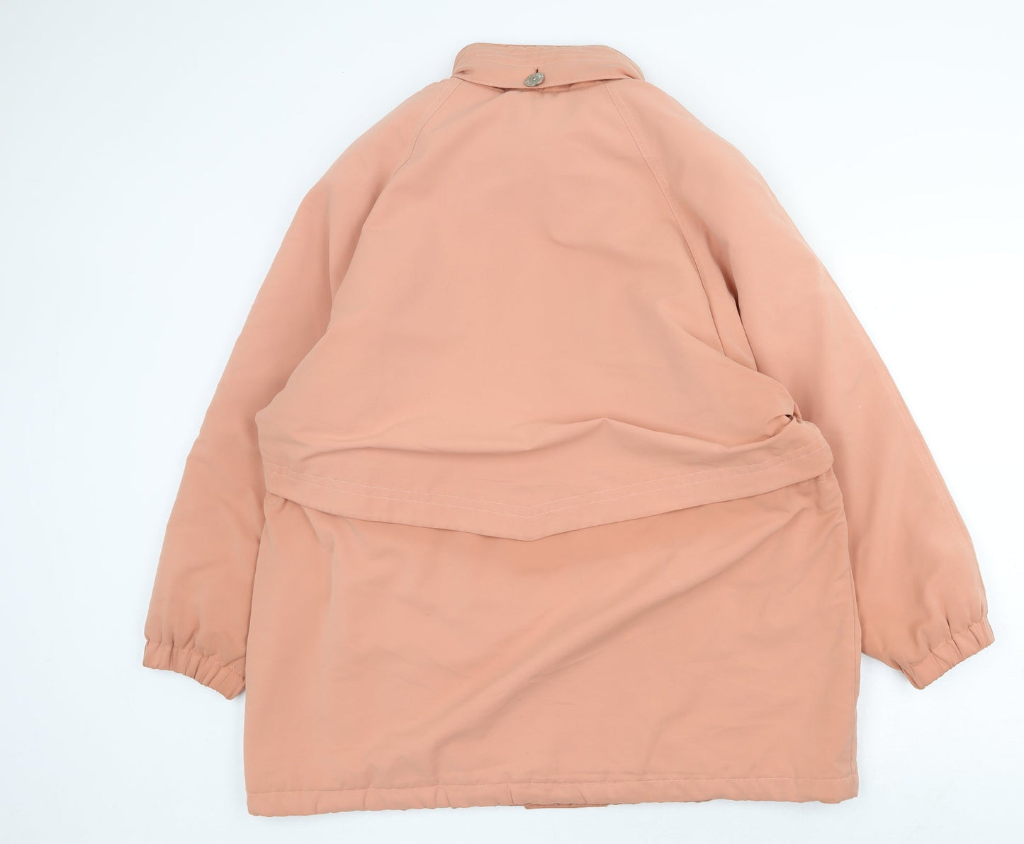Womens UK Size 10 Marks and Spencer Orange Anorak Coat
