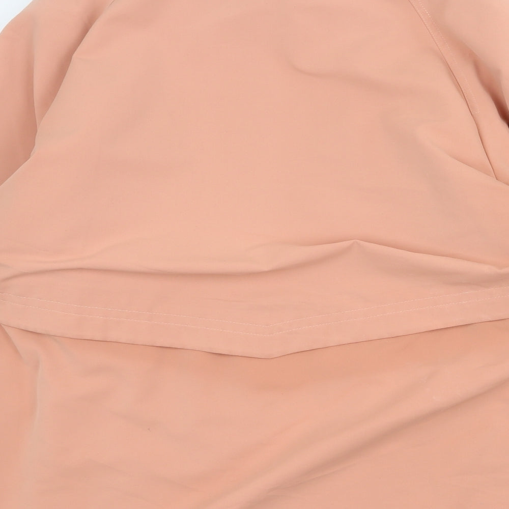 Womens UK Size 10 Marks and Spencer Orange Anorak Coat