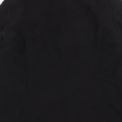 Womens UK Size 14 BHS Black Overcoat