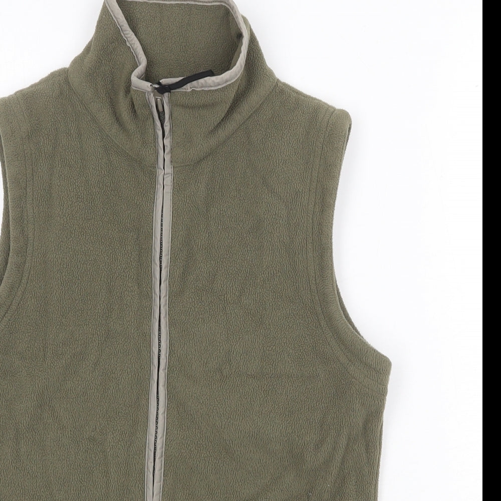 Mens UK Size S NL Active Green Gilet