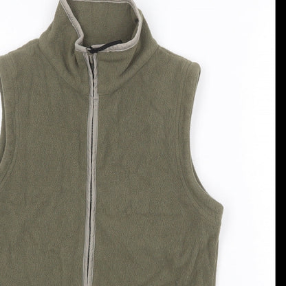 Mens UK Size S NL Active Green Gilet