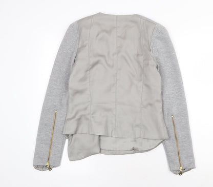 Snob Womens Green Jacket Size 8 Zip